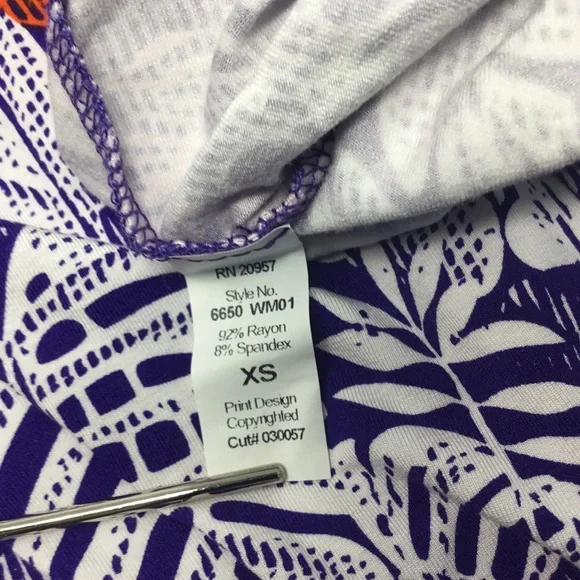 Tori Richard Honolulu Hawaiian Tropical Floral Wide Leg Brady Jumpsuit Size XS - Picture 7 of 8